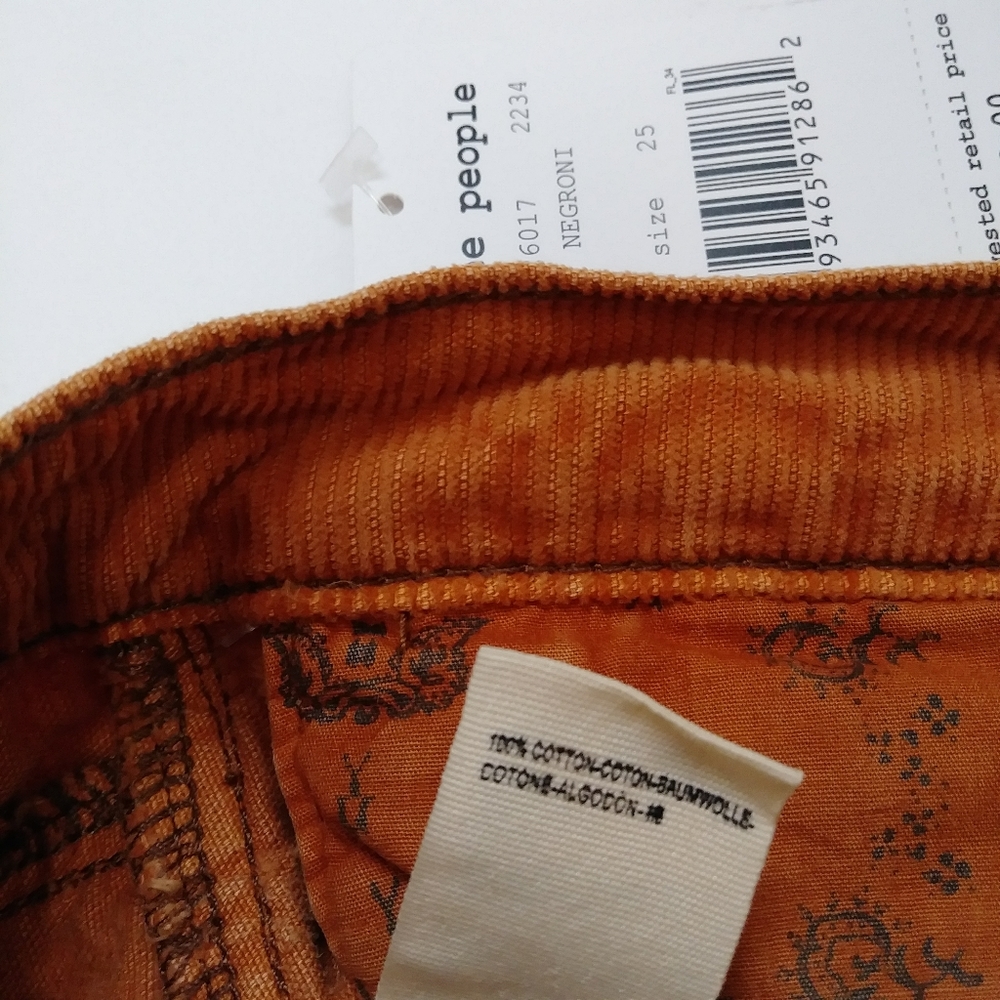 Free People Aces High Cropped Corduroy Pan… - Picture 5 of 8